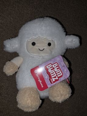 Bunni Bumz White Sheep Plush Toy by Russ